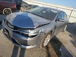 Salvage cars for sale at Kansas City, KS auction: 2015 Chrysler 200 Limited