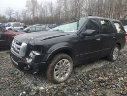 Salvage cars for sale at Waldorf, MD auction: 2013 Ford Expedition Limited