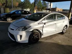 Salvage cars for sale from Copart Gaston, SC: 2015 Toyota Prius