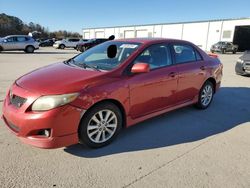 Toyota salvage cars for sale: 2010 Toyota Corolla Base