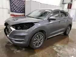 Salvage cars for sale at Avon, MN auction: 2021 Hyundai Tucson Limited