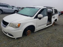 Salvage cars for sale at Antelope, CA auction: 2012 Chrysler Town & Country Touring