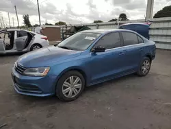 Salvage cars for sale at Miami, FL auction: 2017 Volkswagen Jetta S