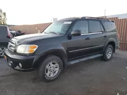 Salvage cars for sale at North Las Vegas, NV auction: 2002 Toyota Sequoia Limited