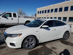 Honda Insight salvage cars for sale: 2019 Honda Insight LX