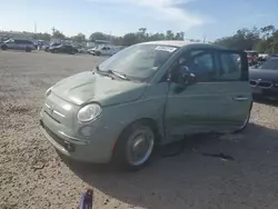 Fiat 500 salvage cars for sale: 2015 Fiat 500 Lounge