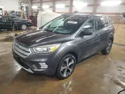 Salvage cars for sale at Pekin, IL auction: 2018 Ford Escape SEL