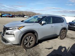 Salvage cars for sale at Assonet, MA auction: 2021 Nissan Rogue SV