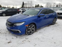 Salvage cars for sale at Bowmanville, ON auction: 2021 Honda Civic Touring