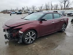 Salvage cars for sale at Bridgeton, MO auction: 2018 Nissan Maxima 3.5S