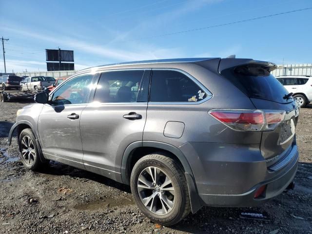 2016 Toyota Highlander XLE