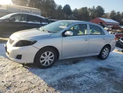 Salvage cars for sale at Mendon, MA auction: 2010 Toyota Corolla Base