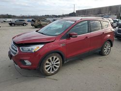 Vehiculos salvage en venta de Copart Fredericksburg, VA: 2017 Ford Escape Titanium