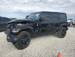 Salvage Cars with No Bids Yet For Sale at auction: 2024 Jeep Wrangler Sahara 4XE