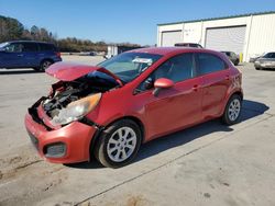 Salvage cars for sale at Gaston, SC auction: 2012 KIA Rio LX