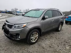 Salvage cars for sale from Copart West Warren, MA: 2015 KIA Sorento LX