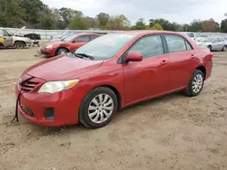 Salvage cars for sale at Theodore, AL auction: 2013 Toyota Corolla Base