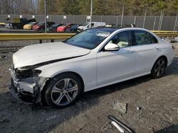 Salvage cars for sale from Copart Waldorf, MD: 2017 Mercedes-Benz E 300 4matic