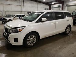 Salvage cars for sale at Avon, MN auction: 2016 KIA Sedona LX