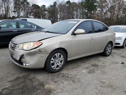 Hyundai Elantra salvage cars for sale: 2010 Hyundai Elantra Blue