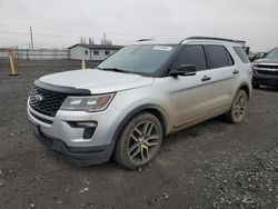 SUV salvage a la venta en subasta: 2018 Ford Explorer Sport