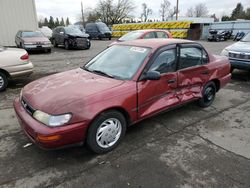 Salvage cars for sale at Woodburn, OR auction: 1993 Toyota Corolla LE