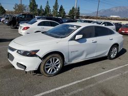 Vehiculos salvage en venta de Copart Rancho Cucamonga, CA: 2018 Chevrolet Malibu LT