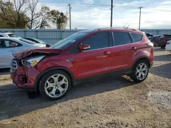 Salvage cars for sale at Wilmer, TX auction: 2017 Ford Escape Titanium