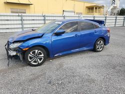 Honda Civic lx salvage cars for sale: 2018 Honda Civic LX