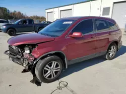 Salvage cars for sale at Gaston, SC auction: 2011 Honda CR-V EXL