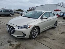 Salvage cars for sale at Sacramento, CA auction: 2017 Hyundai Elantra SE