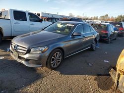 Mercedes-Benz salvage cars for sale: 2018 Mercedes-Benz C 300 4matic