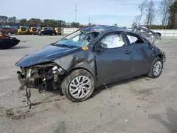 Salvage cars for sale at Dunn, NC auction: 2018 Toyota Corolla L