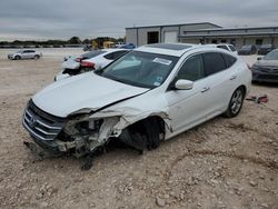 Salvage cars for sale from Copart San Antonio, TX: 2010 Honda Accord Crosstour EXL