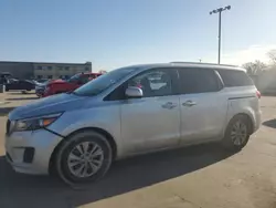 Salvage cars for sale at Wilmer, TX auction: 2016 KIA Sedona LX