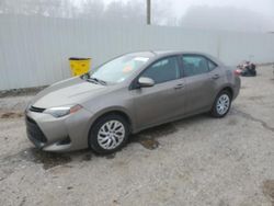 Toyota Corolla salvage cars for sale: 2018 Toyota Corolla L