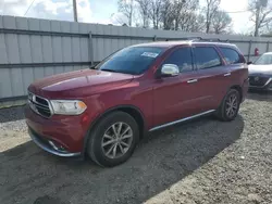 Salvage cars for sale at Gastonia, NC auction: 2014 Dodge Durango Limited