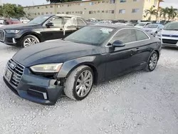 Audi salvage cars for sale: 2018 Audi A5 Premium Plus