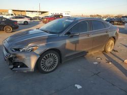 Salvage cars for sale from Copart Grand Prairie, TX: 2014 Ford Fusion Titanium