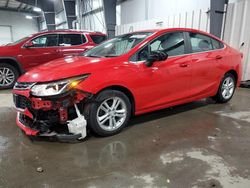 2016 Chevrolet Cruze LT en venta en Ham Lake, MN