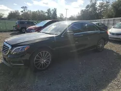 Salvage cars for sale at Riverview, FL auction: 2017 Mercedes-Benz S 550