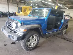 Jeep Vehiculos salvage en venta: 2021 Jeep Wrangler Unlimited Sport