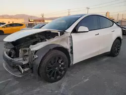 Salvage cars for sale at Sun Valley, CA auction: 2022 Tesla Model Y