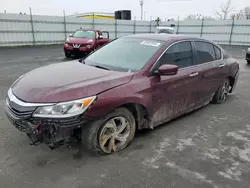 Salvage cars for sale at Antelope, CA auction: 2017 Honda Accord LX