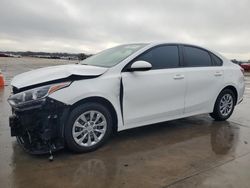 Salvage cars for sale at Grand Prairie, TX auction: 2021 KIA Forte FE