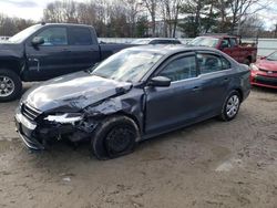 Salvage cars for sale at North Billerica, MA auction: 2017 Volkswagen Jetta S