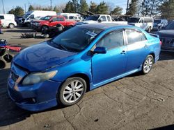 Salvage cars for sale at Denver, CO auction: 2009 Toyota Corolla Base