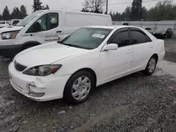 Vehiculos salvage en venta de Copart Graham, WA: 2004 Toyota Camry LE