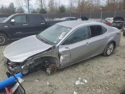 Salvage cars for sale at Waldorf, MD auction: 2022 Toyota Camry LE