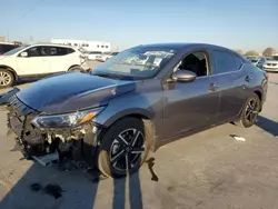 Salvage cars for sale at Grand Prairie, TX auction: 2024 Nissan Sentra SV